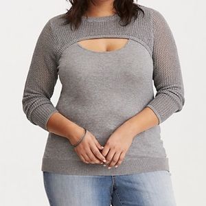 NEW TORRIS MESH SWEATER